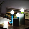 Creative Mini Round USB LED Bubble Night Light for Dormitory Bedroom Bedside Lamp