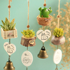 Creative Potted Plants Vase Windchimes Hanging Campanula Crafts Car Home Decor Ornaments