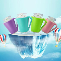 Creative Rechargeable Mini Cup Fan Portable Small Fragrance Blower Desktop Smart Home Appliances