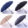 Creative Reverse Double Layer Foldable Umbrella Damp Proof wind Resistant Standing