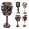 Creative Wine Cup 3D Finger Bones Shape Resin Stainless Steel Goblet Coffee Tea Cup