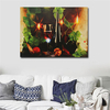 Creative Wine LED Light Painting Wall Art Living Room Home Decor