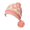 Crochet Knitted Big Ball Earmuff Beanie Cap Earflap Thermal Skiing Hat