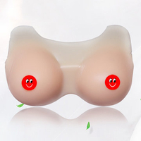 Cross-dressing Silicone Conjoined Milk Breasts Falsies For Men