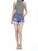 Cross Stripe Sleeveless Knitted Slim Women Tank Tops