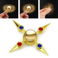 Crosshair Alloy Hand Spinner Metal Bearing Finger Focus Fidget Kids Adult Toy