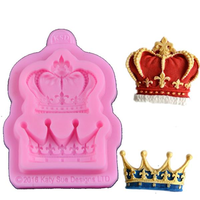 Crown Shaped Cake Molds Silicone Mold Fondant Cake Decorating Tools Kitchen Accessories