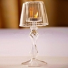 Crystal Glass Candle Holder Tealight Table Lamp Home Decoration