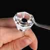Crystal Glass Eyelash Extension Adhesive Glue Ring Holder Pallet