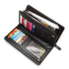 CUREWE KERIEN Matte-leather PU Leather Vintage Long Wallet Men Card Wallet Purse Phone Bag