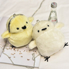 Cute Cartoon Small Yellow Chicken Bag New Plush Female Bag Chain Shoulder Bag Fashion Folder Bag