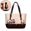 Cute Cat Rabbit Animal Print Sweet Women Handbag Large Capacity Zipper Cat Handbags Shoulder Bag