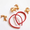 Cute Christmas Decoration Unisex Double Deerlet Hair Band