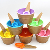 Cute Ice Cream Bowl Ice Cream Cup Child Plastic Bowl Children Ice Cream Cup