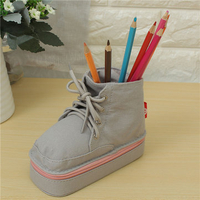 Cute Shoe Pencil Case Students Pen Pouch Storage Bag Purse Case Bags