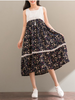 Cute Summer Floral Sleeveless Vintage Dresses