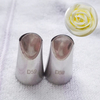 D59 2Pcs Stainless Steel Flower Icing Piping Nozzles Cake Decorating Tips Baking Tools Kit