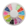 DANCINGNAIL 12 Colors Bow Tie Slice Acrylic Nail Art Decoration Wheel