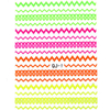DANCINGNAIL Colorful Fluorescence Watermark Wave Nail Art Sticker DIY Decal Decoration