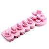 DANCINGNAIL Nail Art Tips Display Practice Stand Holder Lotus Patterned Design