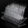 DANCINGNAIL Transparent Acrylic Nail Art Polish Display Stand Sticks 64 Pcs