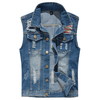 Denim Plus Size Waist Coat Vest