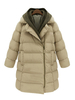 Detachable Knit Hooded Zipper Long SleeveThicken Cotton Coat