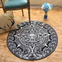 Diamater Maya Soft Anti-skid Round Carpet Floor Mat Area Rug Living Room Decor