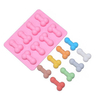 Ding Ding High Temperature Ice Grid Mold Muffin Pudding Cake Chocolate Cookies Baking Mold