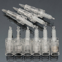 Disposable Anti-aging Derma Skin Roller Silver Golden Silicon Wafer Cartridge Tips Skin Care