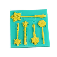 DIY Fondant Mold Silicone Magic Wand Cake Chocolate Mold