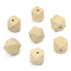 DIY 15pcs 20mm Beads Geometric Wood Bead Natural Wooden Beads