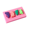 DIY Baby Feet Shape Cake Mold Silicone 3D Fondant Chocolate Candy Jelly Decoration Mold