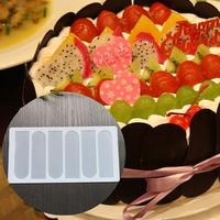 DIY Fence Door Shape Silicone Mold Bakeware Birthday Cake Fringe Cookies Decorating Tools Ste