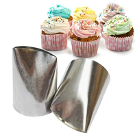 DIY Large Flower Petal Cream Icing Piping Nozzles Fondant Cake Decorating Tips Baking Tools
