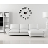DIY Large Wall Clock 3D Mirror Surface Sticker Home Decor Art Design
