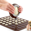 DIY Mold Baking Mat Silicone Macaroon Pastry Oven Baking Mold Sheet Mat 30-Cavity Mold Baking Mat