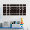 DIY Monthly Chalkboard Removable Blackboard Wall Sticker Teaching Training Office Home Decor