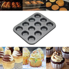 DIY Non-stick Metal Baking Pan Mold Cupcake Bakeware 4/6/12 Holes Muffin Eggs Mold