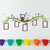 DIY Owl Photo Frame Removable Wall Decal Sticker Bedroom Living Room Home Decoration