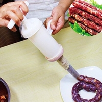 DIY Plastic Manual Sausage Maker Sausage Stuffer Pork Mutton Meat Fillings Stuffer
