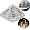 DIY Silicone Christmas Tree Cake Fondant Mold Chocolate Cookies Mould Cake Baking Decorating Tools