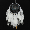 DIY Simple Feathers Pendant Handmade Dream Catcher Net With Artificial Feathers