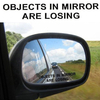 DIY Sticker Objects In Mirror Are Losing Funny Black Sticker
