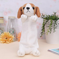 Dog Pencial Case Creative Dog Bags Cartoon Plush Childrens Small Bag Soft Toy
