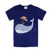 Dolphin Baby Children Boy Pure Cotton Short Sleeve T-shirt Top