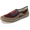 Dot Canvas Soft Color Match Slip On Flat Casual Shoes