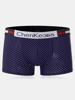Dots Printing Casual Soft Breathable Boxer Briefs for Men