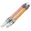 Double-end Shiny Diamond Silica Gel Nail Art Exfoliating Pusher