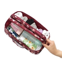 Double Open Travel Cosmetics Storage Bag Multifunctional Waterproof Luggage Underwear Socks Tidy Organizer